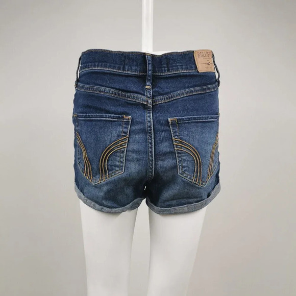 Hollister Womens High Rise Denim Shorts Size 28 - Picture 3 of 5